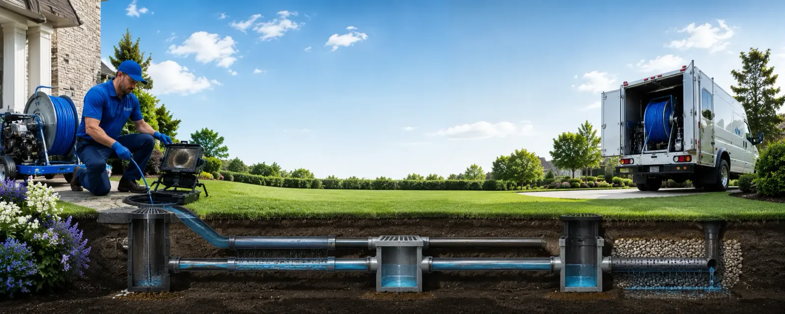 Outdoor drain cleaning information for Big Rock, VA